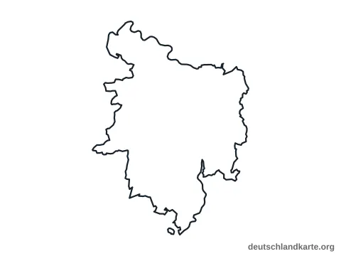 Umrisskarte: Landkreis Stendal