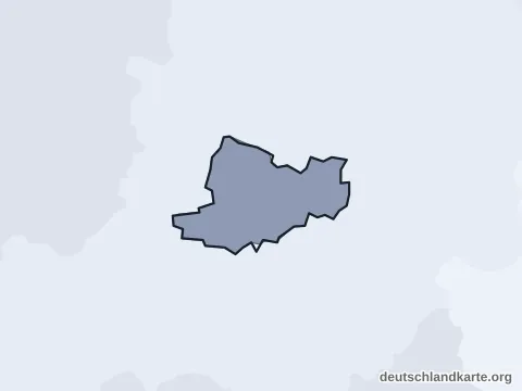 Vorschau: Verwaltungsgliederung von der kreisfreien Stadt Straubing