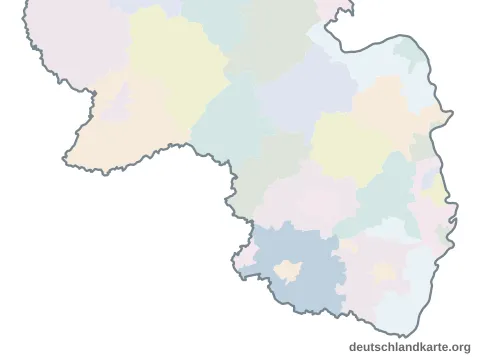 Vorschau: Karte im Bundesland vom Landkreis Südwestpfalz