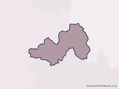 Vorschau: Ortskarte von der kreisfreien Stadt Suhl