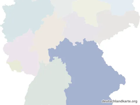 Vorschau: Lagekarte vom Landkreis Tirschenreuth