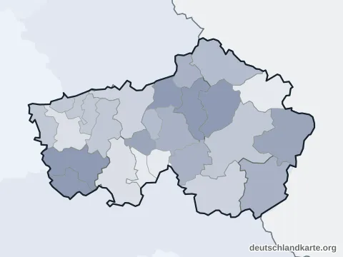 Vorschau: Verwaltungsgliederung vom Landkreis Tirschenreuth
