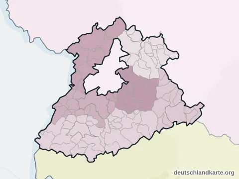 Vorschau: Verwaltungsgliederung vom Landkreis Trier-Saarburg