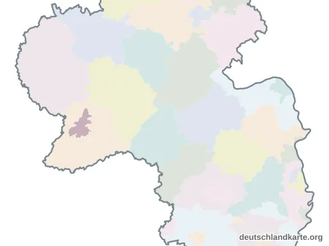 Karte: Kreisfreie Stadt Trier in Rheinland-Pfalz