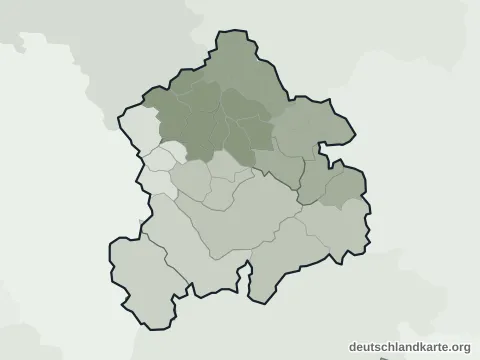 Vorschau: Verwaltungsgliederung vom Landkreis Tuttlingen