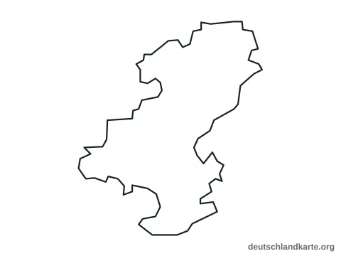 Vorschau: Umrisskarte vom Stadtkreis Ulm