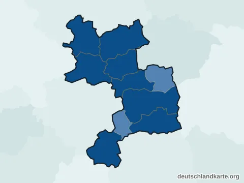 Vorschau: Einwohnerkarte vom Kreis Unna