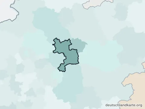 Vorschau: Nachbarkreiskarte vom Kreis Unna
