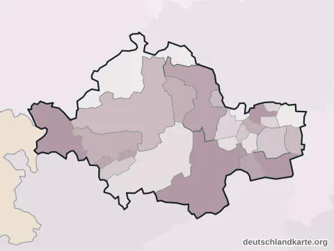 Vorschau: Ortskarte vom Unstrut-Hainich-Kreis