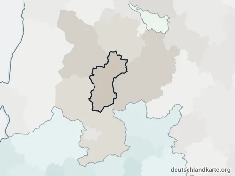 Vorschau: Nachbarkreiskarte vom Landkreis Vechta