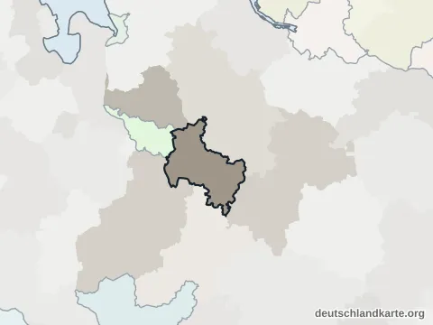 Vorschau: Nachbarkreiskarte vom Landkreis Verden