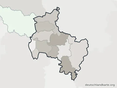 Vorschau: Ortskarte vom Landkreis Verden
