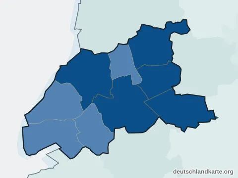 Vorschau: Einwohnerkarte vom Kreis Viersen