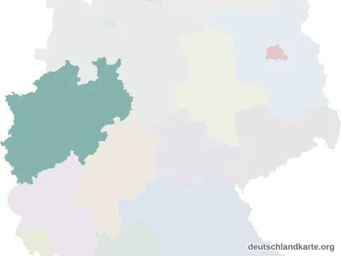 Vorschau: Lagekarte vom Kreis Viersen