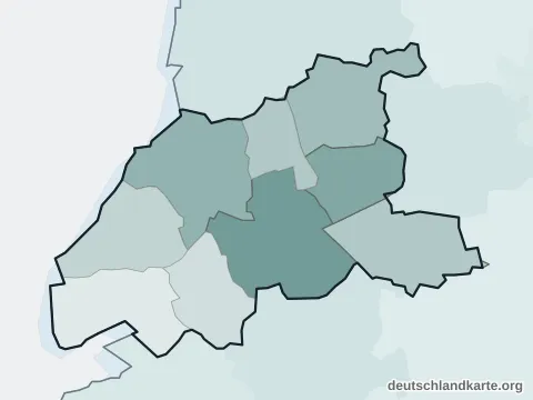 Vorschau: Verwaltungsgliederung vom Kreis Viersen
