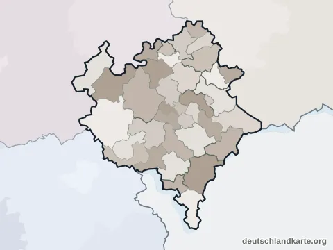 Vorschau: Ortskarte vom Vogtlandkreis