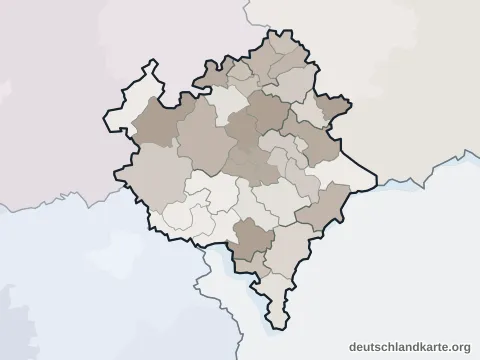 Vorschau: Verwaltungsgliederung vom Vogtlandkreis
