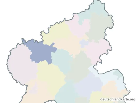 Karte: Landkreis Vulkaneifel in Rheinland-Pfalz