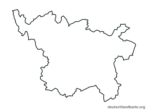 Vorschau: Umrisskarte vom Landkreis Vulkaneifel