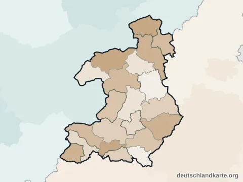 Verwaltungsgliederung: Landkreis Waldeck-Frankenberg