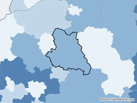 Vorschau: Altersstruktur vom Kreis Warendorf
