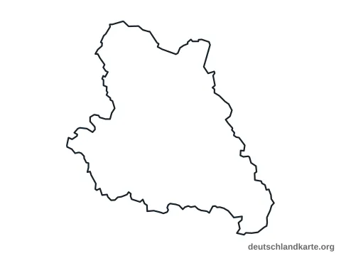 Vorschau: Umrisskarte vom Kreis Warendorf