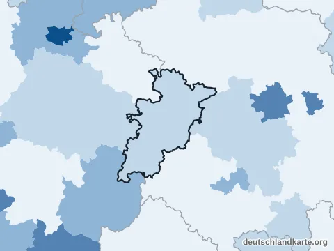 Bevölkerungsdichte: Wartburgkreis