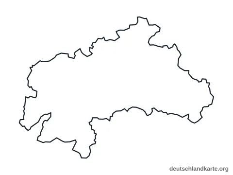 Vorschau: Umrisskarte vom Landkreis Weilheim-Schongau