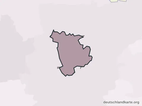 Vorschau: Ortskarte von der kreisfreien Stadt Weimar