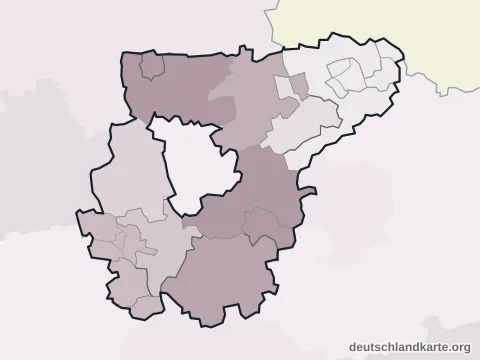 Vorschau: Verwaltungsgliederung vom Landkreis Weimarer Land