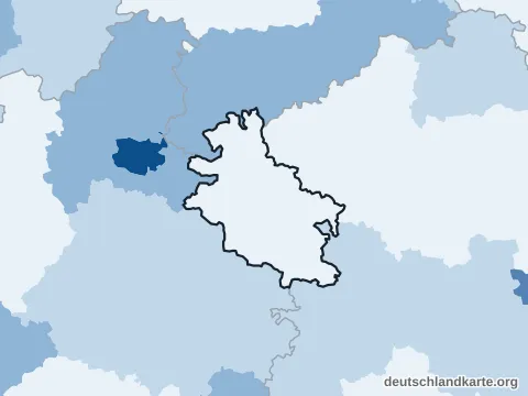 Vorschau: Bevölkerungsdichte vom Werra-Meißner-Kreis