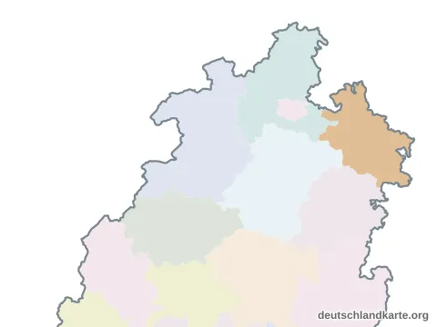 Vorschau: Karte im Bundesland vom Werra-Meißner-Kreis