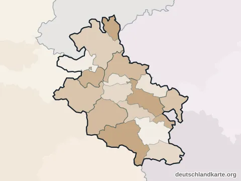 Vorschau: Ortskarte vom Werra-Meißner-Kreis