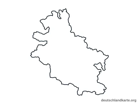 Vorschau: Umrisskarte vom Werra-Meißner-Kreis