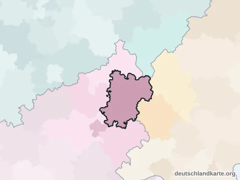 Vorschau: Nachbarkreiskarte vom Westerwaldkreis