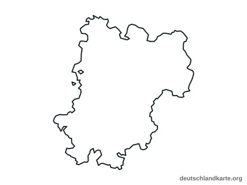 Vorschau: Umrisskarte vom Westerwaldkreis
