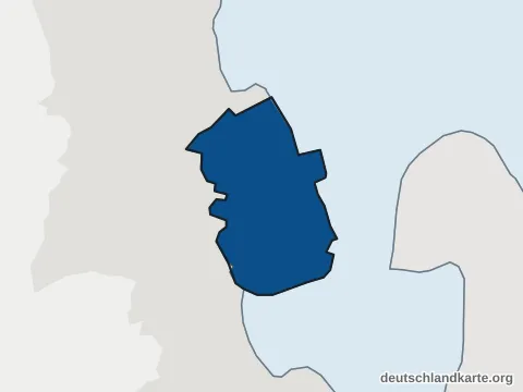 Vorschau: Einwohnerkarte von der kreisfreien Stadt Wilhelmshaven
