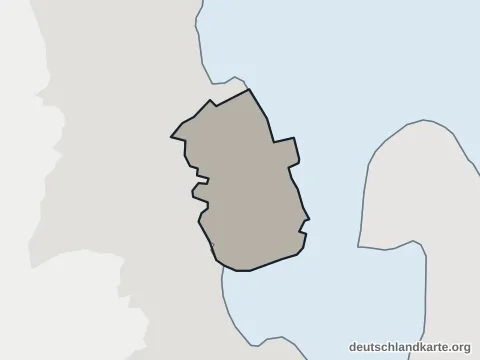 Vorschau: Ortskarte von der kreisfreien Stadt Wilhelmshaven