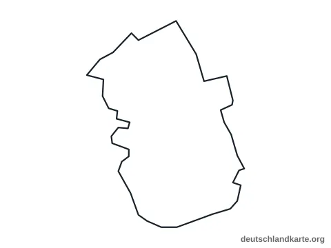 Vorschau: Umrisskarte von der kreisfreien Stadt Wilhelmshaven