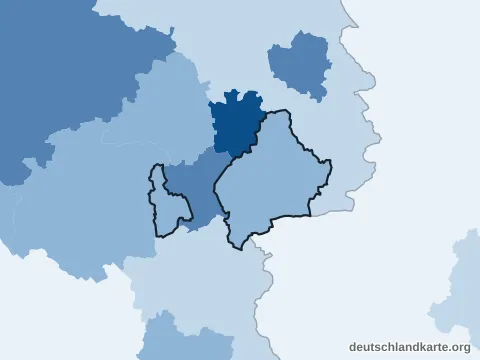 Vorschau: Bevölkerungsdichte vom Landkreis Wolfenbüttel