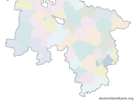 Karte: Landkreis Wolfenbüttel in Niedersachsen