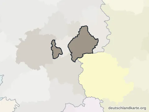 Vorschau: Nachbarkreiskarte vom Landkreis Wolfenbüttel