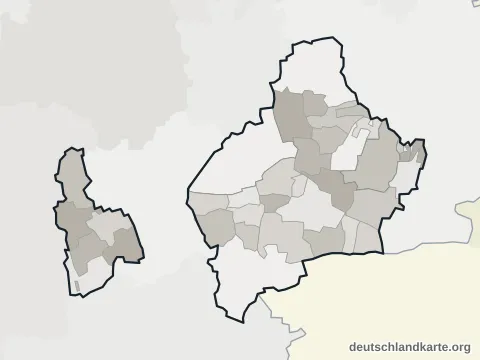Vorschau: Ortskarte vom Landkreis Wolfenbüttel