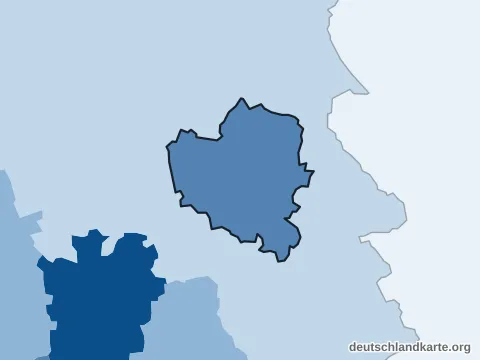 Vorschau: Bevölkerungsdichte von der kreisfreien Stadt Wolfsburg