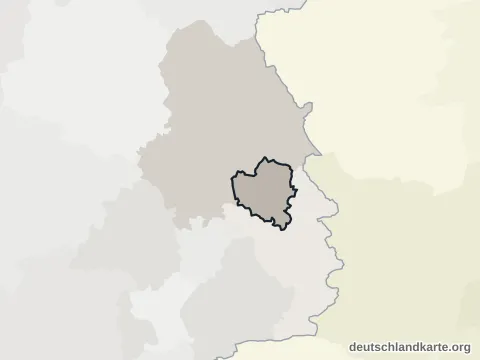 Vorschau: Nachbarkreiskarte von der kreisfreien Stadt Wolfsburg