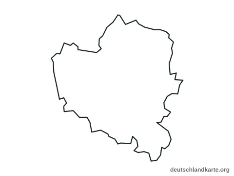 Vorschau: Umrisskarte von der kreisfreien Stadt Wolfsburg