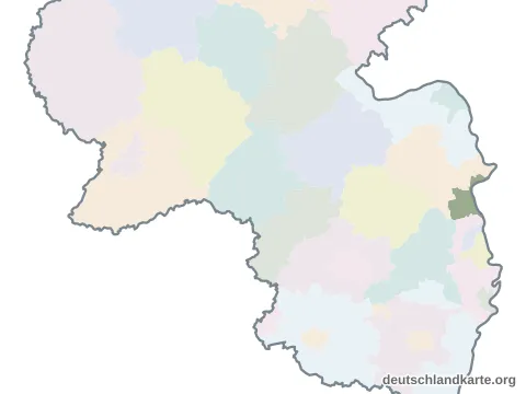 Vorschau: Karte im Bundesland von der kreisfreien Stadt Worms