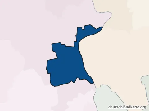 Vorschau: Einwohnerkarte von der kreisfreien Stadt Worms