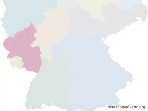 Vorschau: Lagekarte von der kreisfreien Stadt Worms