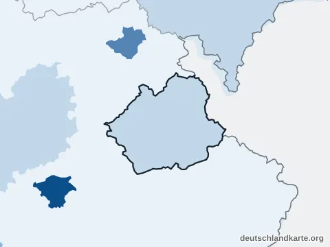 Vorschau: Bevölkerungsdichte vom Landkreis Wunsiedel i.Fichtelgebirge